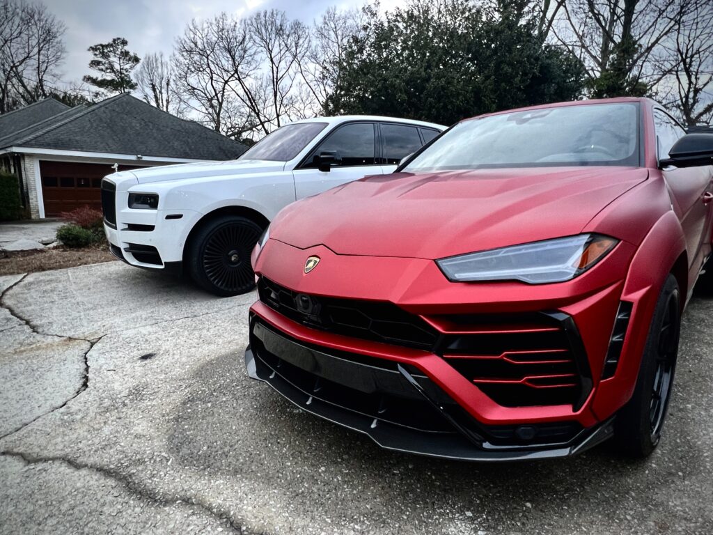 Strife Limited Lamborghini Urus Red Rolls Royce Culinan White